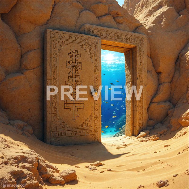 13666 - a-stone-door-in-the-middle-of-a-desert-revealing-a-de_250705091803_00001